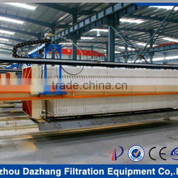 High efficiency dewatering filter press