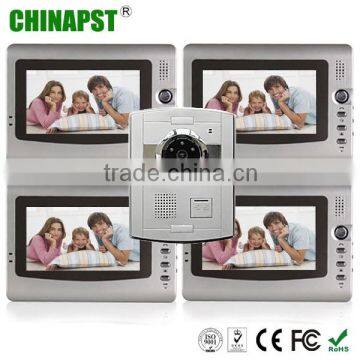 Best 7'' TFT flat cheap video door phone color monitor video intercom door phone PST-VD906C