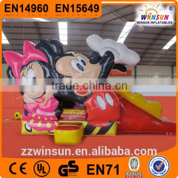 kids commercial wholesale mickey minnie mouse air jumping castle for sale