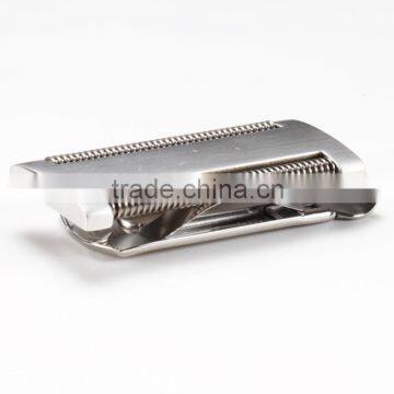 Men's polished wholesale custom stainless steel spring clip