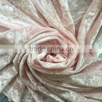 fashion fabric crushed velvet fabric forlady's dress,leggings