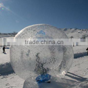 Commercial Grade PVC Inflatable Zorb Ball For Snowfield