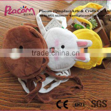 Hot design Customize Cheap Cute Mobile phone Plush Bag