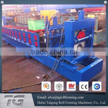 2015 High Grade Metal Roof Ridge Cap Roll Forming Machine Made in China, Ridge Cap Machine Producer. photo-6
