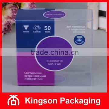 Printed Transparent PET Packaging Box