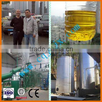 Mini-refinery to recycle transformer/car/truck oil into new diesel oil !JNC china waste engine oil extraction