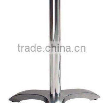 modern aluminium table base for garden tables