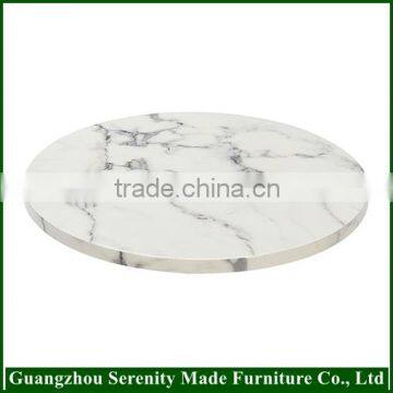 2016 hot sale modern furniture custom cut carrara white marble table top dining table for sale