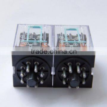 12v/24v/220v 10A 8pins Round Base Universal Electromagnetism Relay LMK-2P DC12V/DC24V/AC220V photo-6