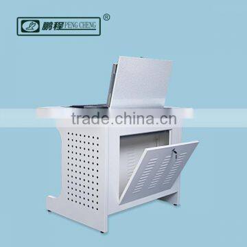 Metal Computer Desk Flip Up Rolled Steel Ergonomic Desk photo-3