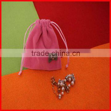 Custom mini velvet pouch bag wholesale