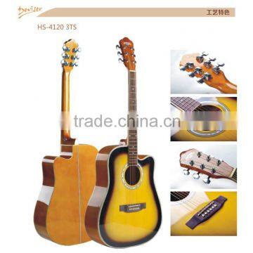 CARAVAN MUSIC All Linden Rosewood Fingerboard Plastic Acoustic Guitars photo-3