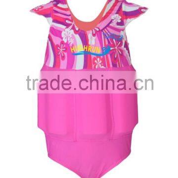 (New Arrival)Kid's Floatation lycra pink Swim Suit