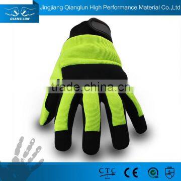 Execellent quality good grib hi-vis color glove for motocycle