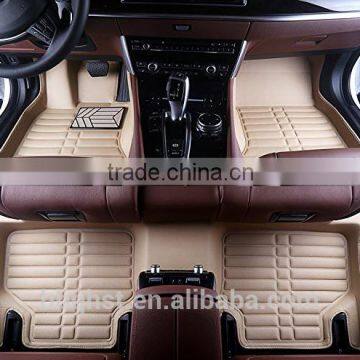 3D heated universal PVC leather car floor mats for audi,bmw