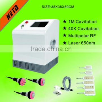 Cavi Lipo Machine GuangZhou HETA Hot New Products Ultrasonic Fast Cavitation Slimming System Cavitation RF And Laser Vacuum Slimming Machine