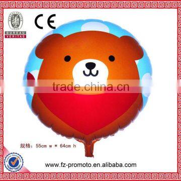 Hot printed Mylar Balloon, advertising cartoon bear balloon