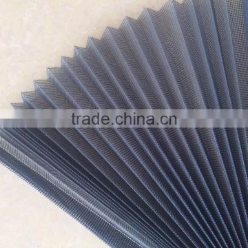 fiberglass pleated curtain(30 years manufacturer)