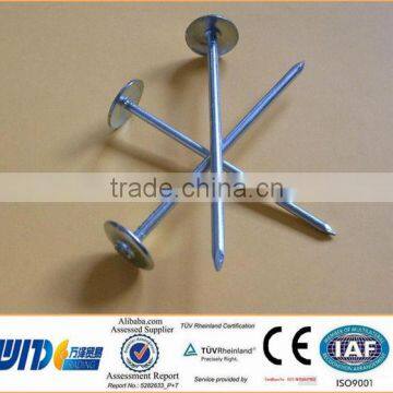 2.6" wire/twist /zinc umbrella roofing nails/ hot-dipped galvanized roofing nails