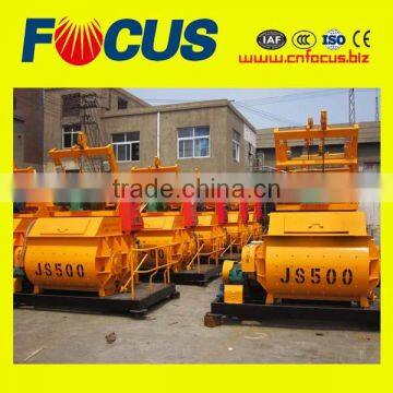 Construction Equipment Factory Supply Js500 Double Shaft Concrete Mixer photo-5