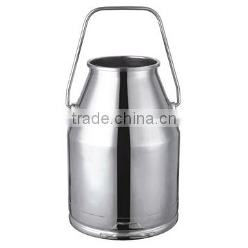 Stainless steel milk pail with or without lid