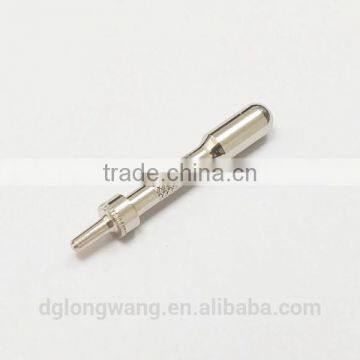 Phone plug parts small electroplate stainless steel cnc turning Pin shaft