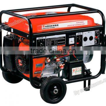 5KW KGE6500 power by 13HP gasoline engine KG390 small portable manual air cooled generating