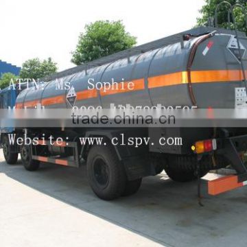 Liquid chemical tank semi trailer