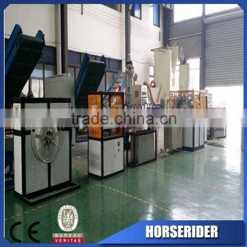 pvc fiber steel wire reinforced hose extrusion line/PVC fiber steel ENHANCED hose pipe making machinery
