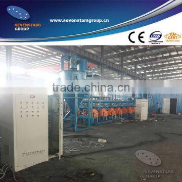 Pyrolysis tire recycling system