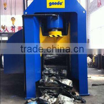 high efficincy compress & shear integral machine for scrap car selling