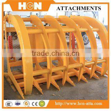 HCN Brand BM08 Series Hydraulic Root Grapple for Loaders photo-5