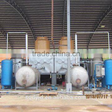 Excellent recycling technologies automatic operation waste engine oil distillation plant