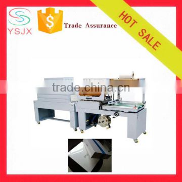 Automatic L type sealing and cutting shrinking machine for shampoo / books / toys