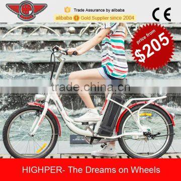 250W Cheap Steel Frame Electric Bike with EN15194 and EN14764 (EL09)