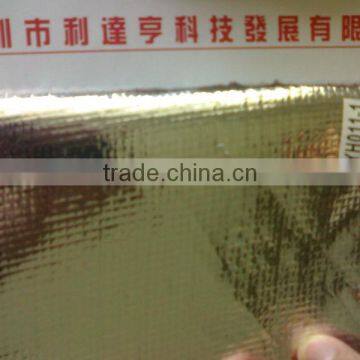 aluminium gold tin foil