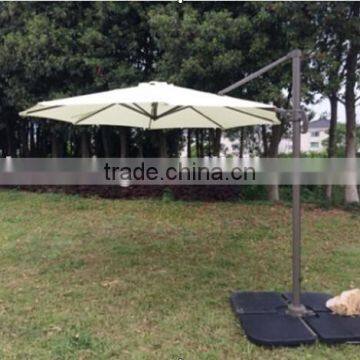 outdoor quality aluminum roma umbrella cantilever parasol