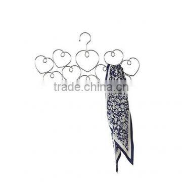 10-loop Belt Tie Bra Scarf Hanger and Multi-Purpose Closet Space Saving Organizer Holder, Chrome photo-3