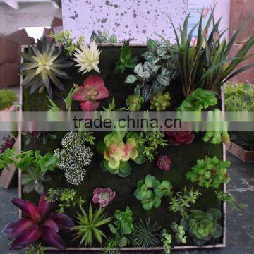 SJ4001205 Fake Wall Decorative With Artifiical Plant photo-2
