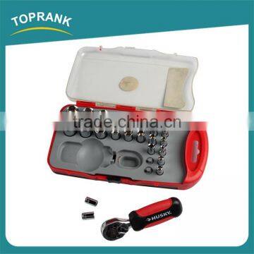 31pcs Stubby Ratchet Socket Set, Socket Tool Set, Socket Wrench Set photo-4