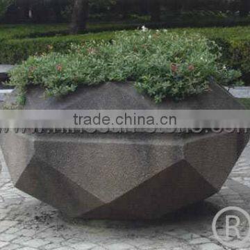 Black Marble Planter