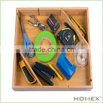 Space Saving Bamboo Drawer and Cabinet Organizer/Homex_BSCI