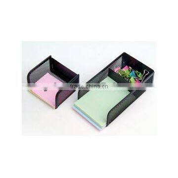 desktop metal memo holder stand in office