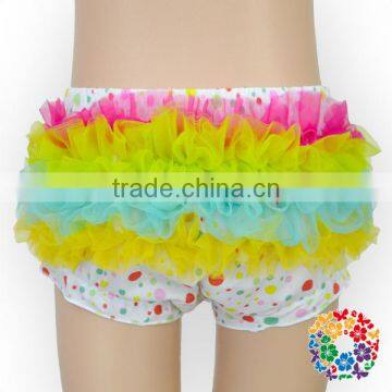 Baby Boy Bloomer 4 Layers Ruffle Panties Baby Panties Bloomer Wholesale Baby Ruffle Bloomers photo-4