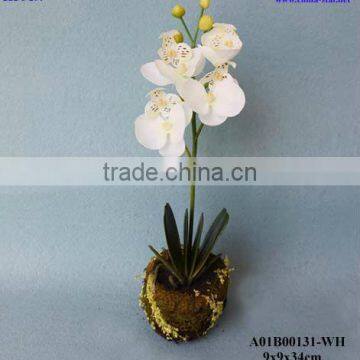 Artificial Flowers Orchids Potted photo-3