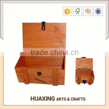 Factory price customized wooden box for wine