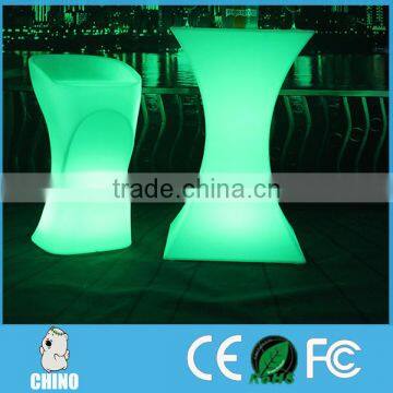 2016 LED Furniture LED Bar Table Rechargeable LED chair