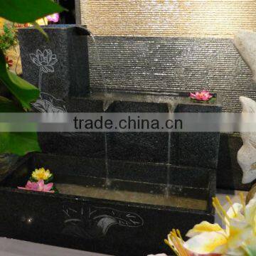 Chinese style stone carving mini water floating fountains