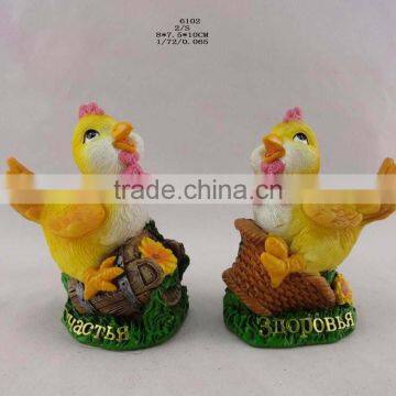 2017 New Year Souvenir Animal Statue Resin Chicken for Home Decoration photo-6