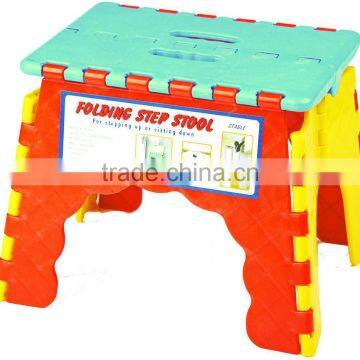 colorful PP kids folding step ladder plastic stool